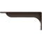 Ekena Millwork Embrey Steel Bracket, Hammered Brown 2"W x 12"D x 5 1/4"H BKTM02X12X05EBHBR - alternate 8